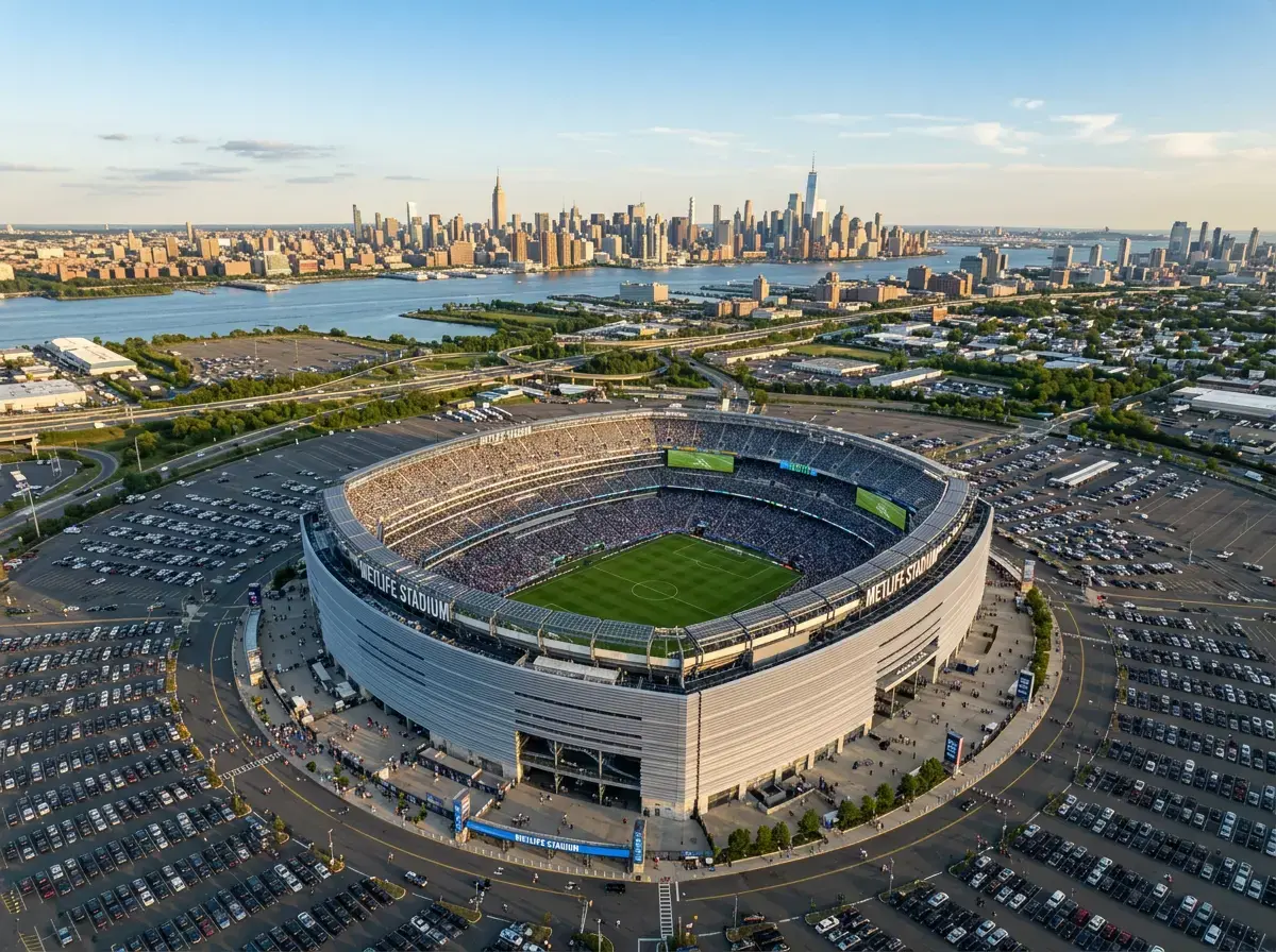 MetLife Stadium v East Rutherford, New Jersey - místo finále mistrovství světa 2026