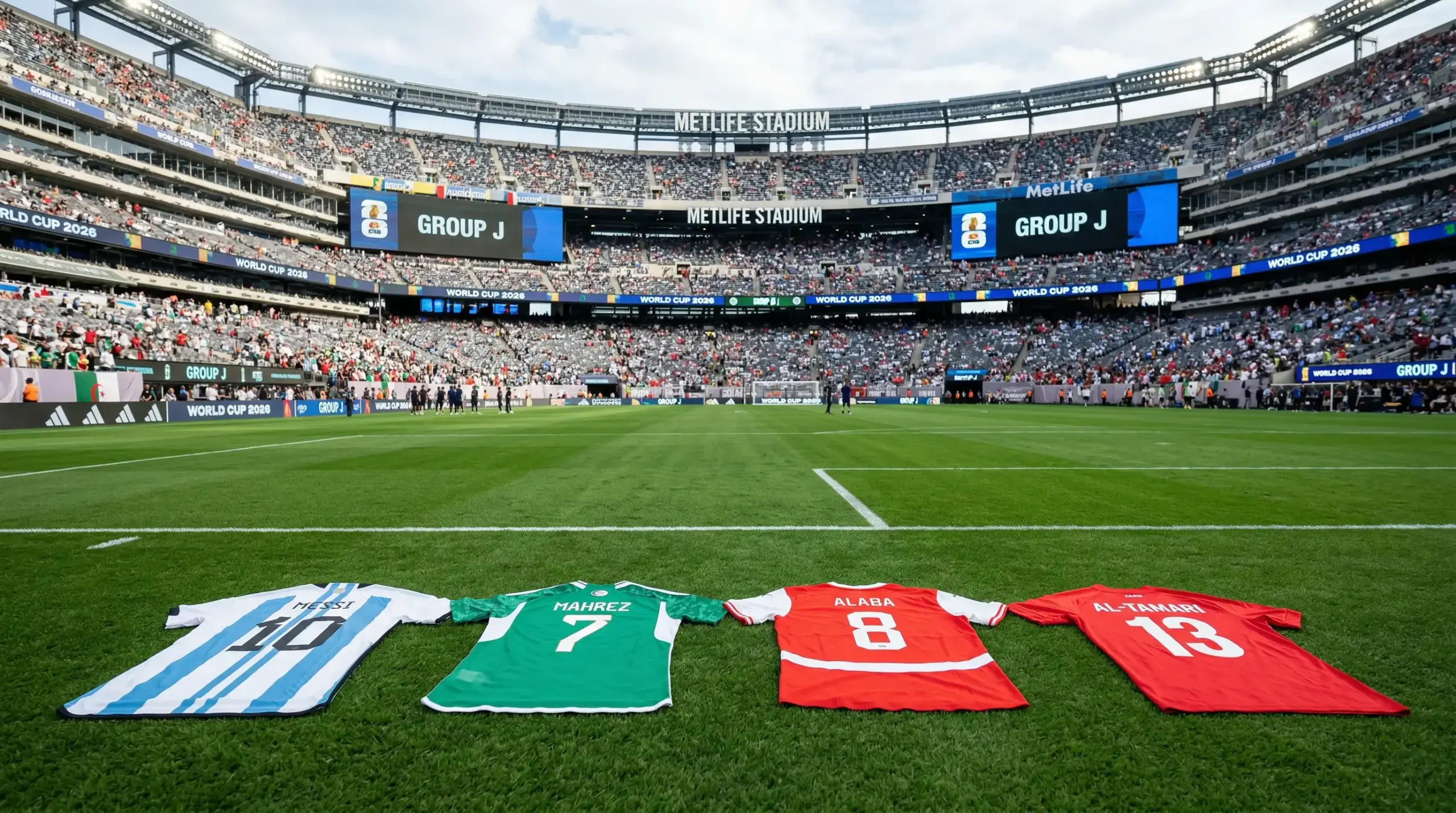 Skupina J na mistrovství světa 2026 s Argentinou, Alžírskem, Rakouskem a Jordánskem